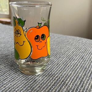 Nancy Lynn Cute Vintage Fruit Cartoon Juice Glass - Orange & Yellow 4:8